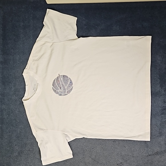 Nike Men’s Size Large Off White Move 2 Zero Basketball T-Shirt - Picture 2 of 4